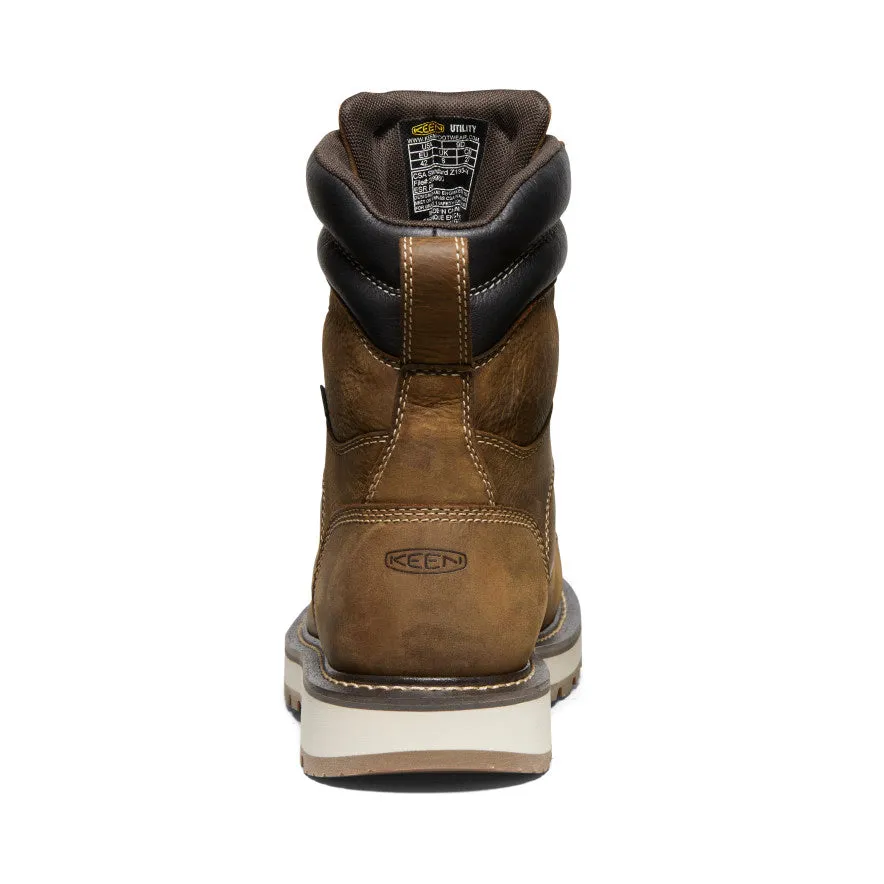 Men's CSA Cincinnati 8" Waterproof 90° Heel Boot (Carbon-Fiber Toe) (Wide)
