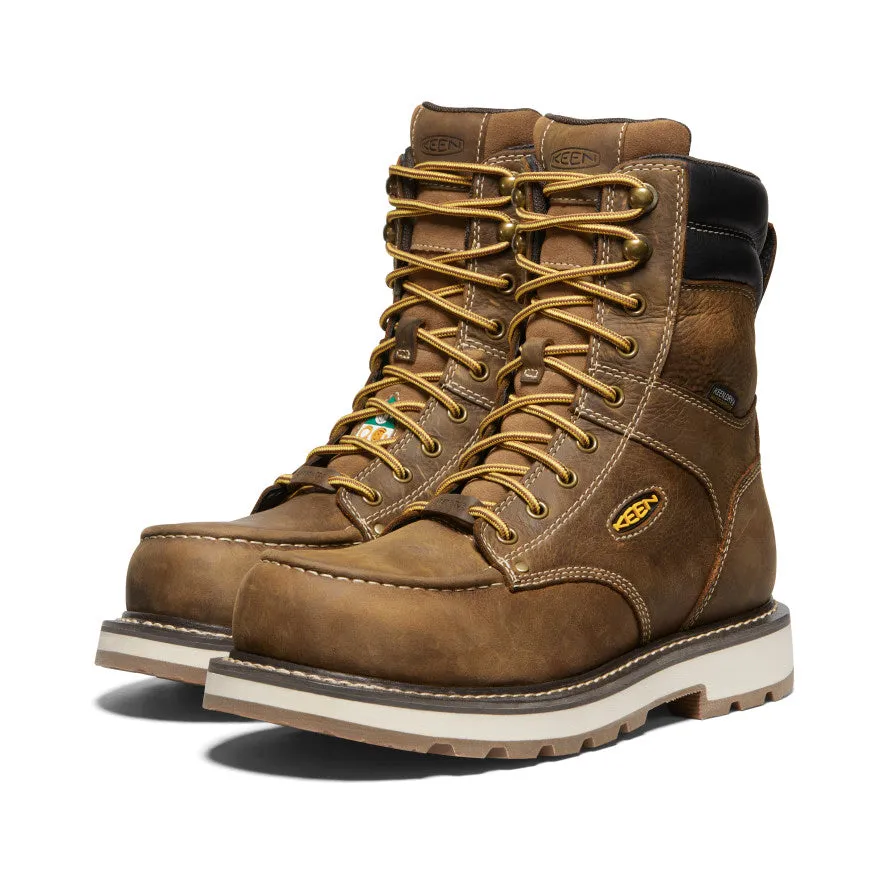 Men's CSA Cincinnati 8" Waterproof 90° Heel Boot (Carbon-Fiber Toe) (Wide)
