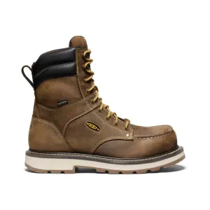 Men's CSA Cincinnati 8" Waterproof 90° Heel Boot (Carbon-Fiber Toe) (Wide)