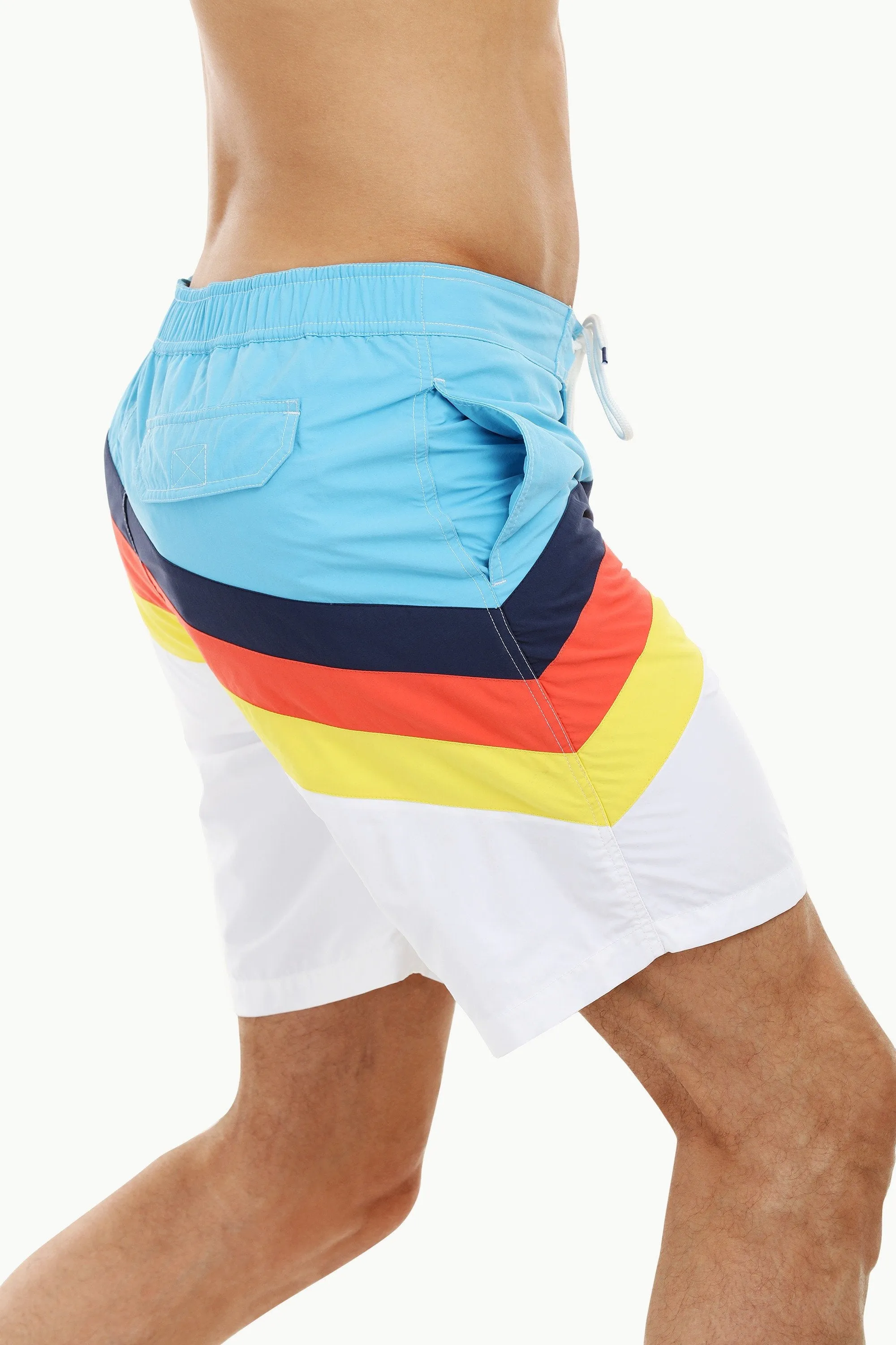 Mens Daytona Multicolour Quickdry Swimshorts