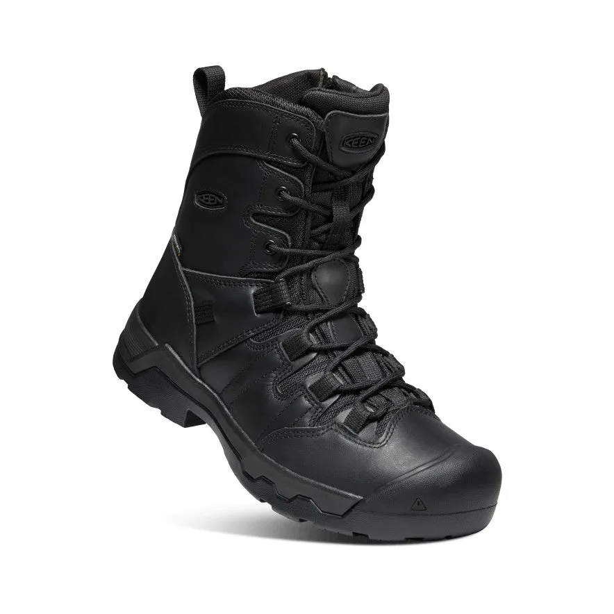 Men's Detroit Plus 8" Zip Waterproof Boot (Soft Toe)