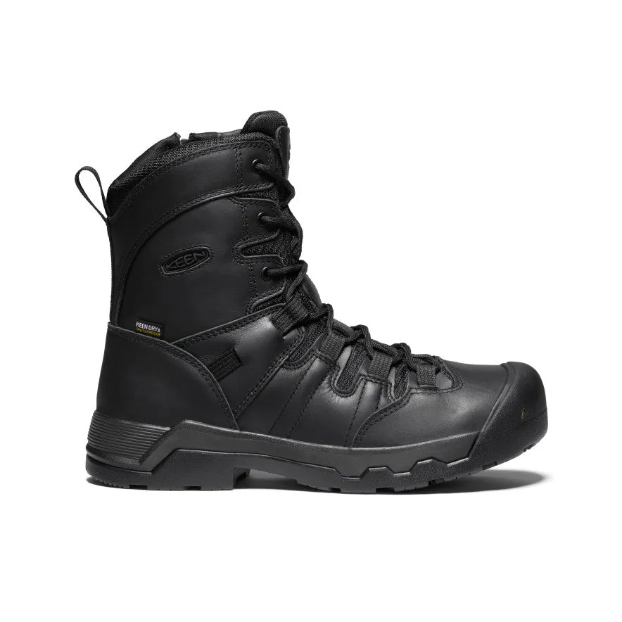 Men's Detroit Plus 8" Zip Waterproof Boot (Soft Toe)