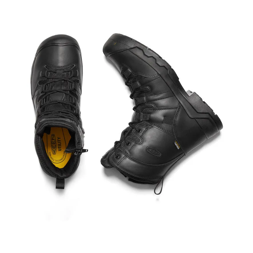 Men's Detroit Plus 8" Zip Waterproof Boot (Soft Toe)