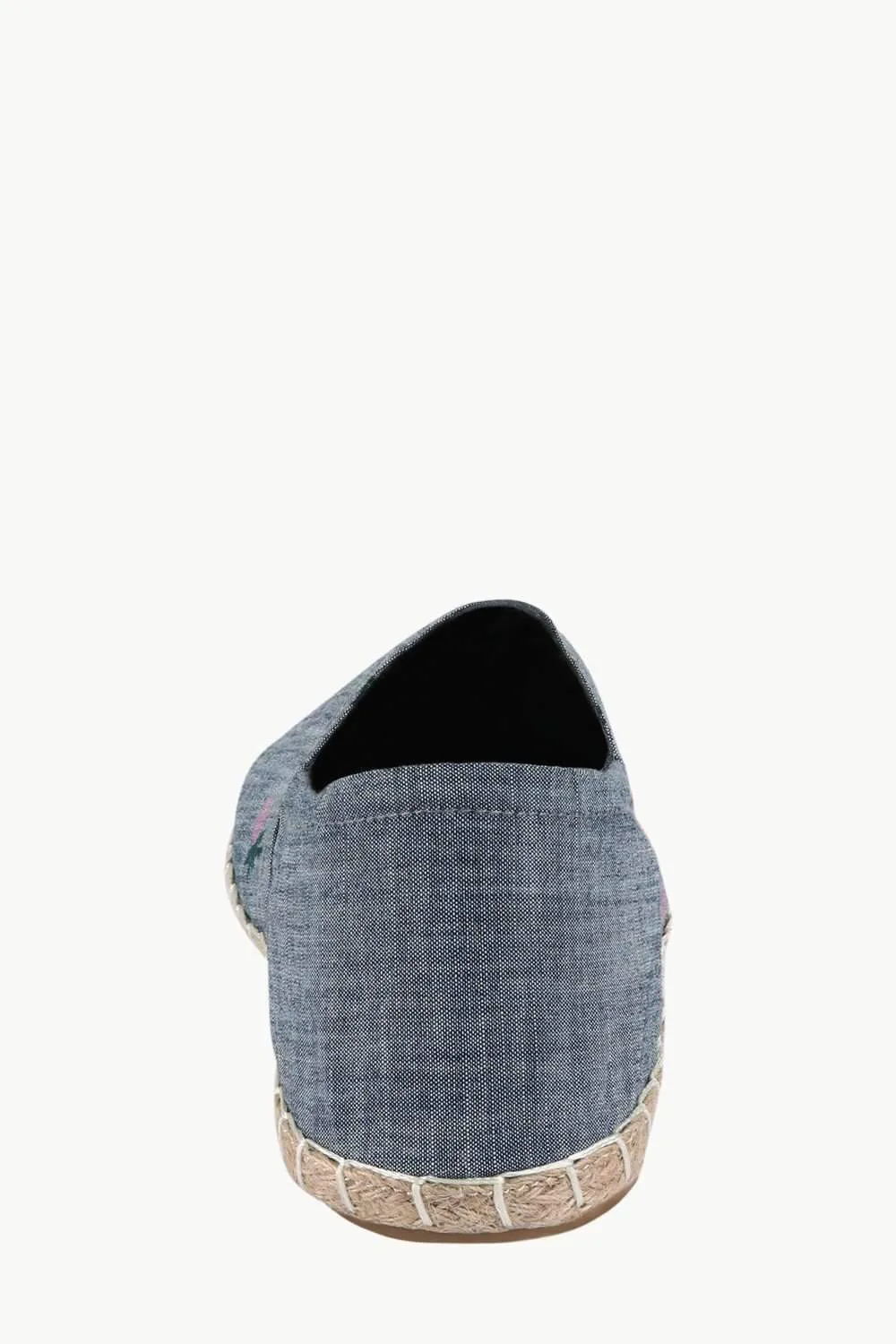 Mens Elastic Pineapple Denim Espadrilles