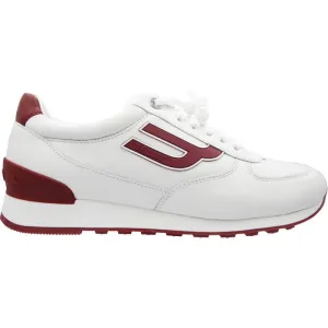 Men's GISMO Plain Calf Leather Sneaker, White