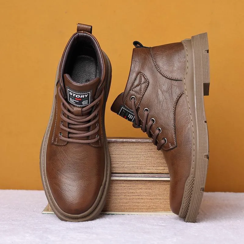 Men's Martin Boots Comfortable Casual Waterproof Snow Boots