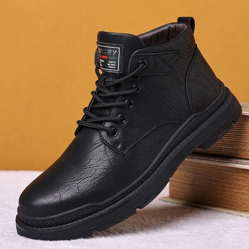 Men's Martin Boots Comfortable Casual Waterproof Snow Boots