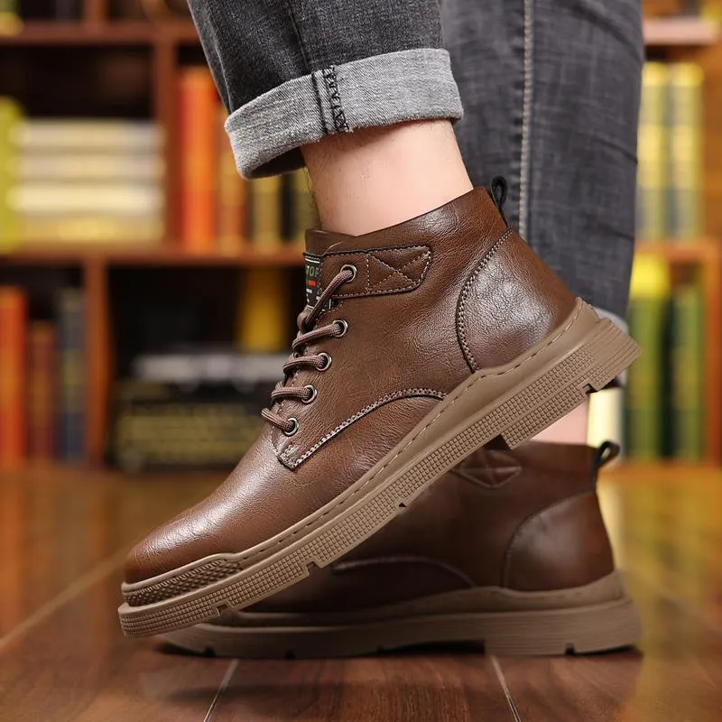 Men's Martin Boots Comfortable Casual Waterproof Snow Boots