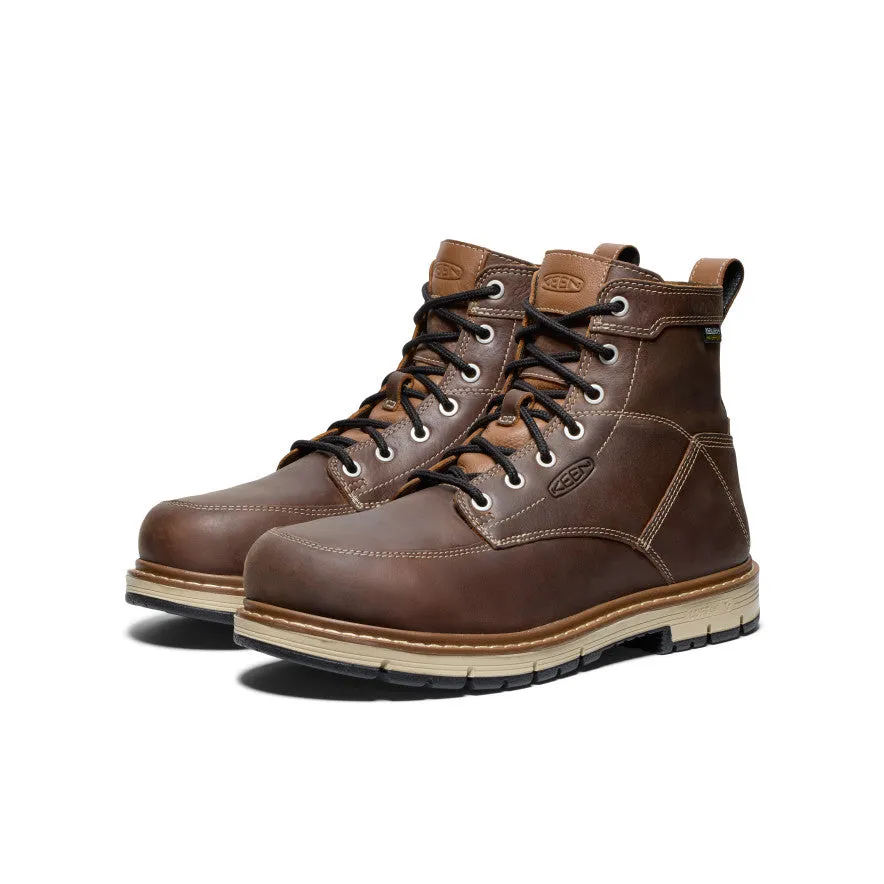 Men's San Jose 6" Waterproof 90° Heel Boot (Aluminum Toe)