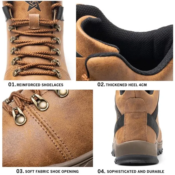 Men's Steel Toe Safety Boot Waterproof Insulated Industrial Work Shoes