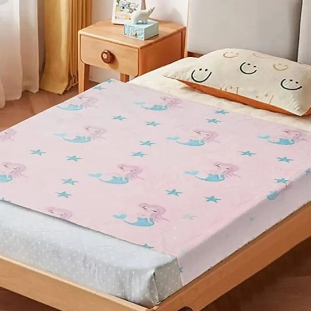 Mermaid Glow in The Dark Blanket for Kids, 200 x 152cm, 0-15 years | All-Weather Lightweight Blanket for Kids’ Room