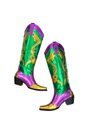 Metallic Cowboy Boot
