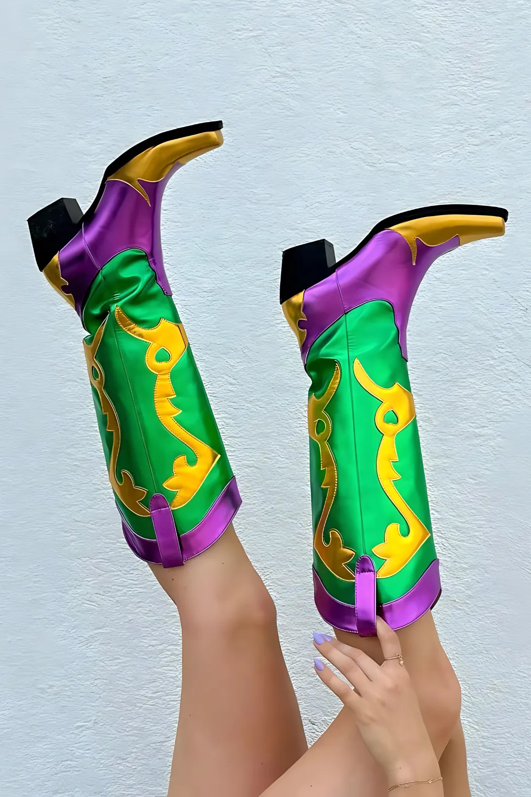 Metallic Cowboy Boot