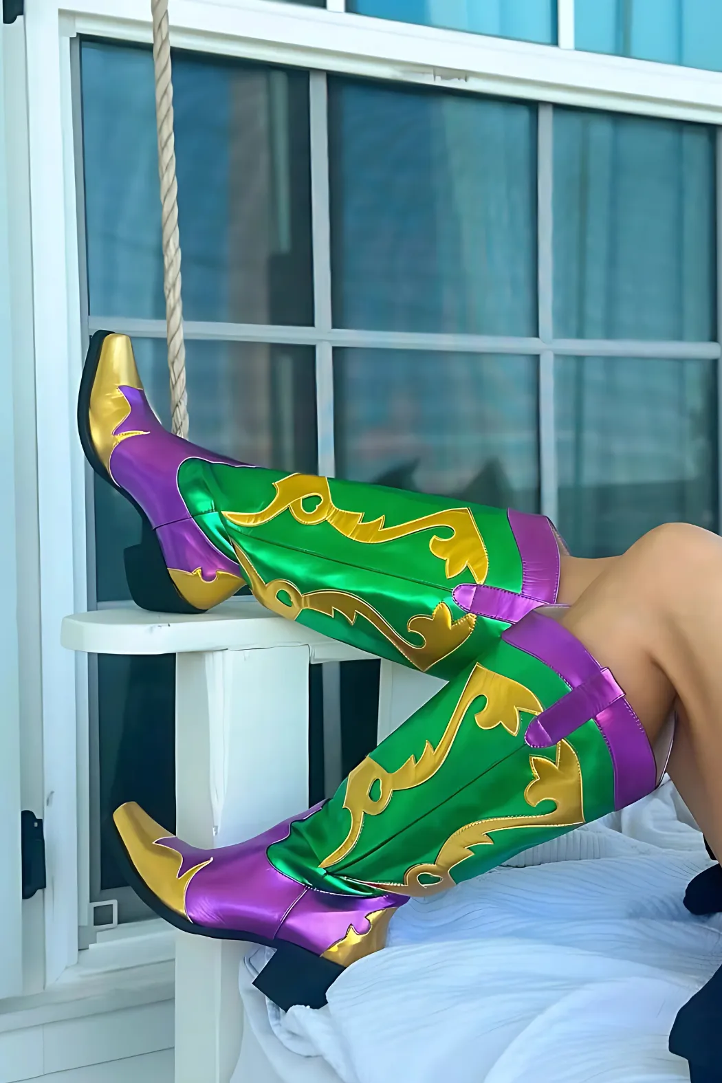 Metallic Cowboy Boot