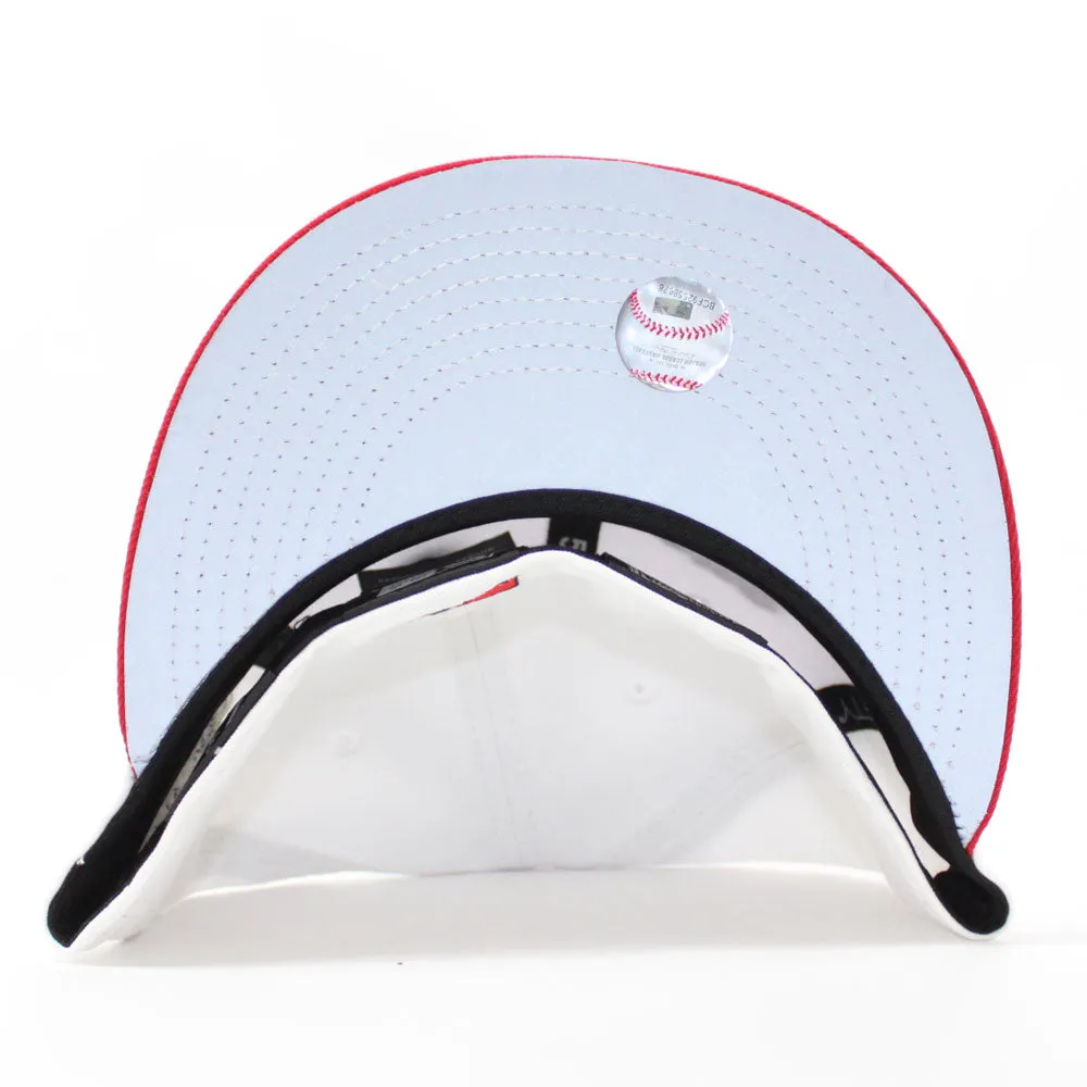 Milwaukee Brewers 2002 All-Star Game New Era 59Fifty Fitted Hat (Halftime Cheer Pack White Red 3M Under Brim)