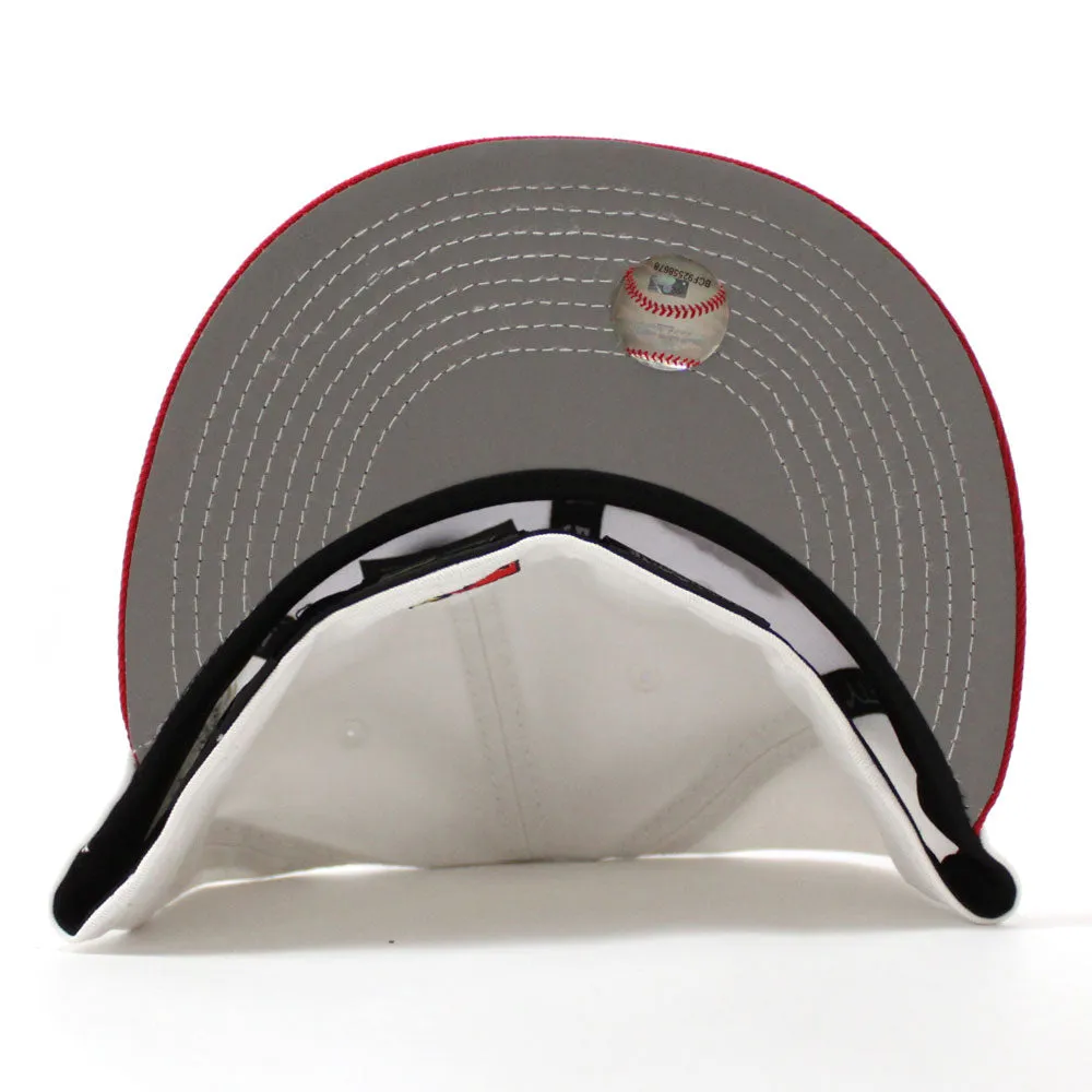 Milwaukee Brewers 2002 All-Star Game New Era 59Fifty Fitted Hat (Halftime Cheer Pack White Red 3M Under Brim)