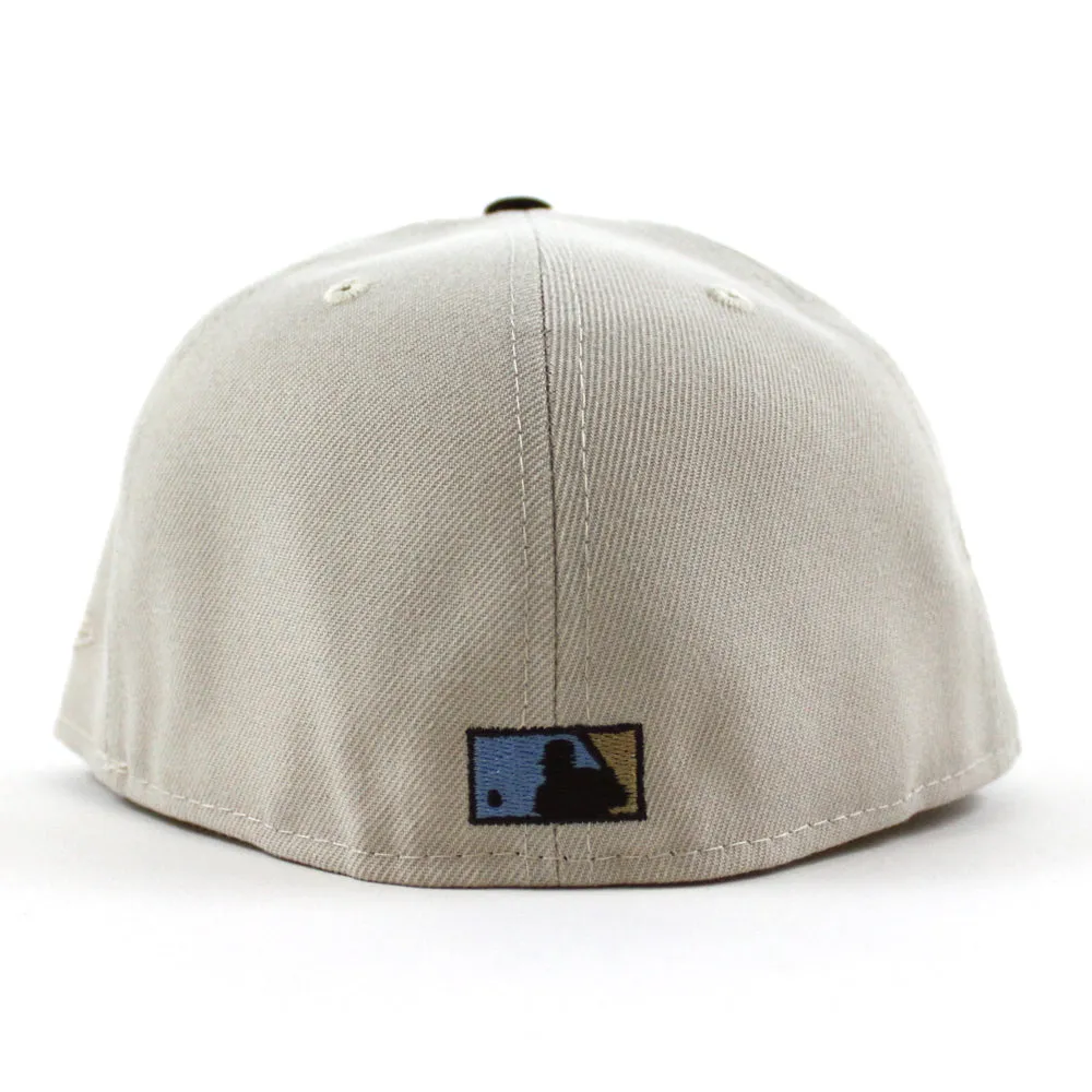 Minnesota Twins 30TH Anniversary New Era 59Fifty Fitted Hat (GITD Stone Gray Burnt-Wood Sky Blue Under Brim)