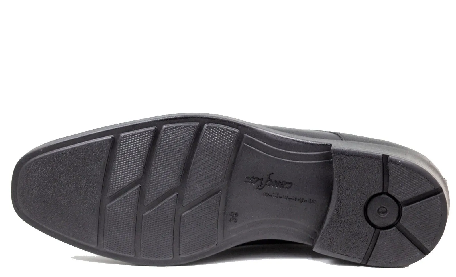 Mirage Comflex Men's Black Dress Rubber Sole 8636
