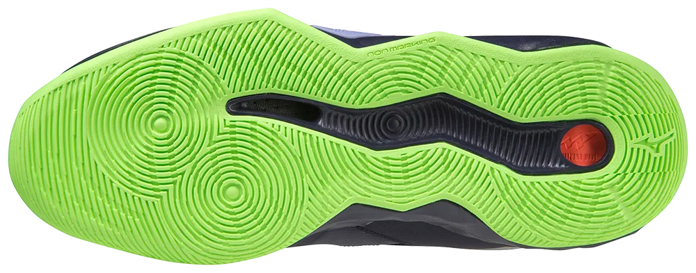 Mizuno Unisex's Wave Dimension - Evening Blue/Techno Green/Iolite