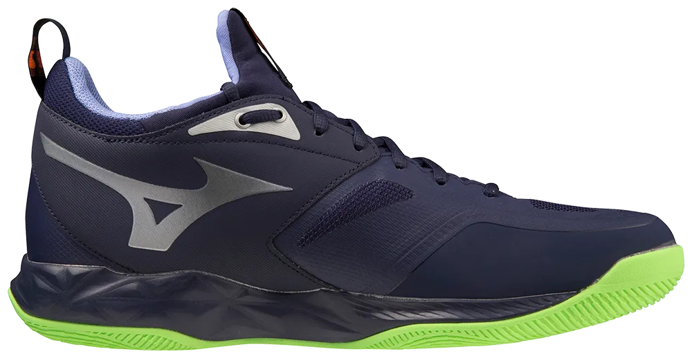 Mizuno Unisex's Wave Dimension - Evening Blue/Techno Green/Iolite