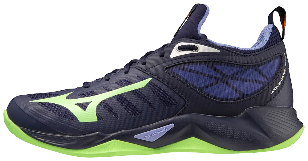Mizuno Unisex's Wave Dimension - Evening Blue/Techno Green/Iolite