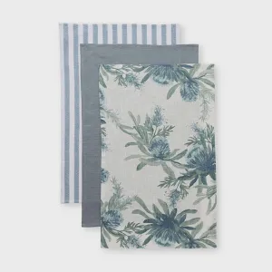 Moama Blue Tea Towel Set of 3