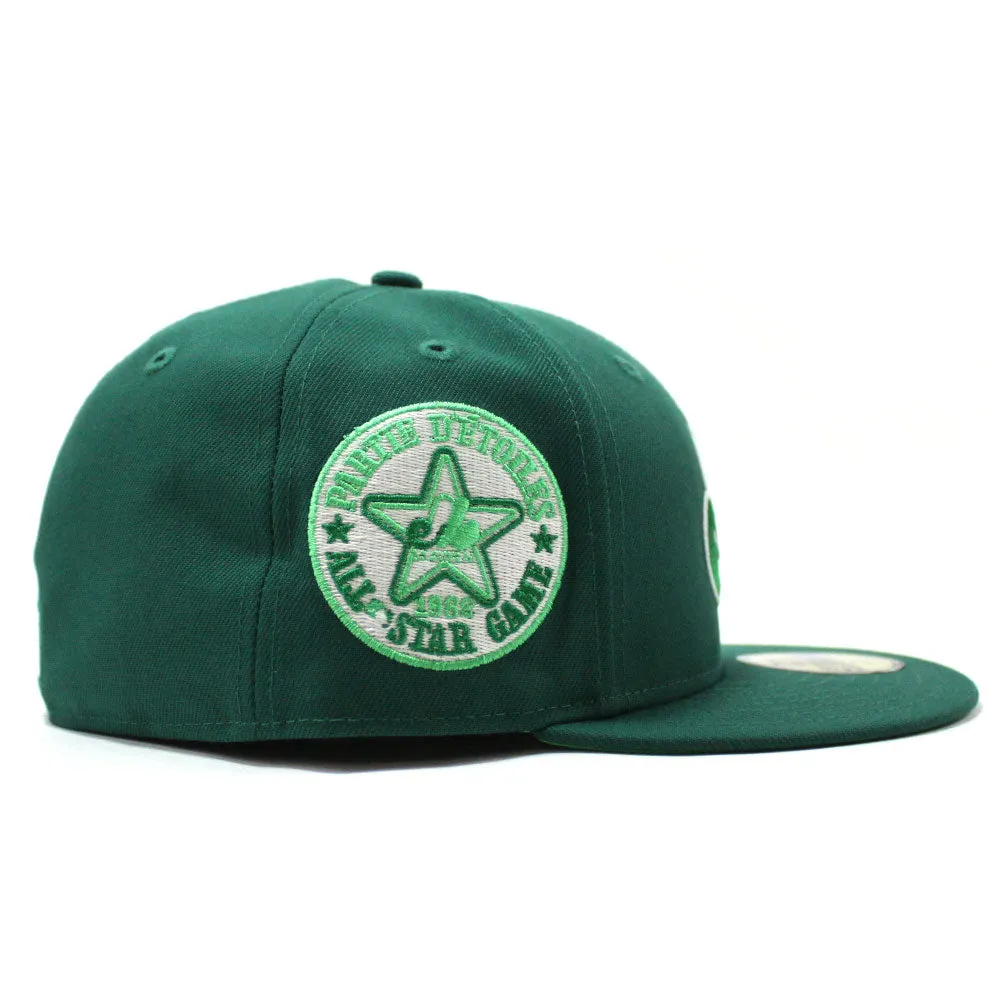 Montreal Expos 1982 All Star Game New Era Fitted 59Fifty Hat (Emerald Green Light Green Under Brim)