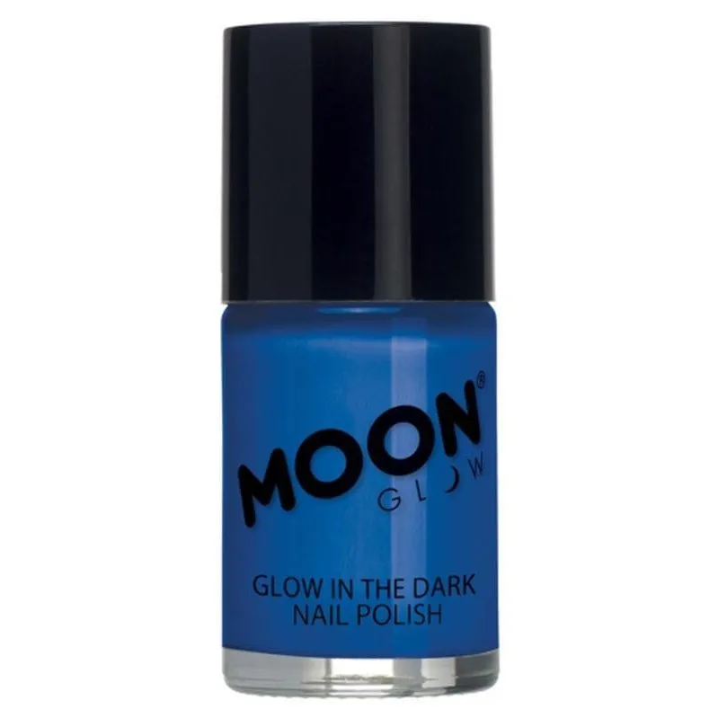 Moon Glow Glow In The Dark Nail Polish, Blue