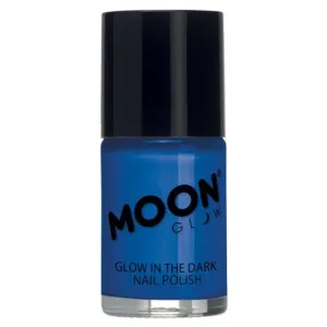 Moon Glow Glow In The Dark Nail Polish, Blue