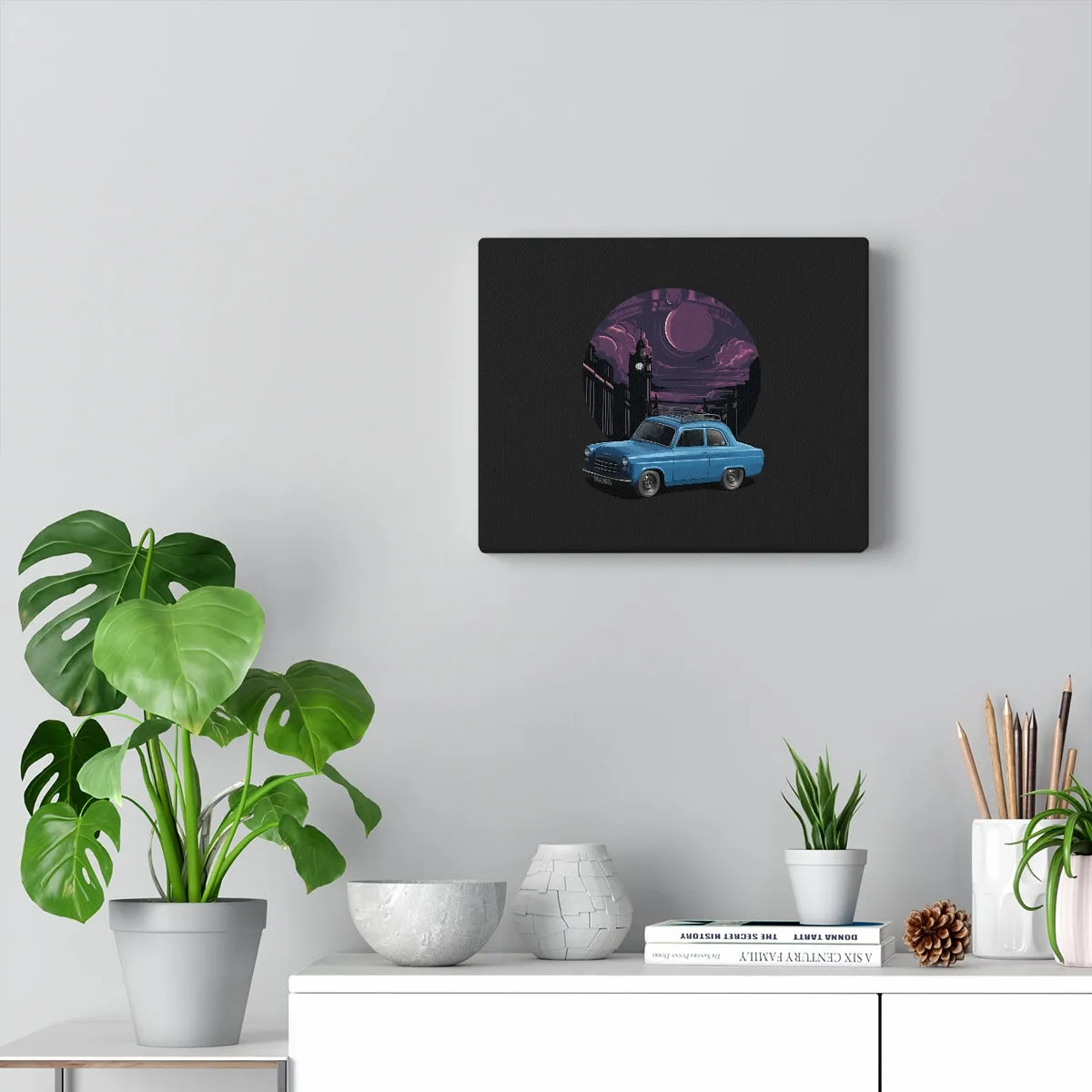Mr E Garrard | Ford Anglia 100e 1955 | Canvas