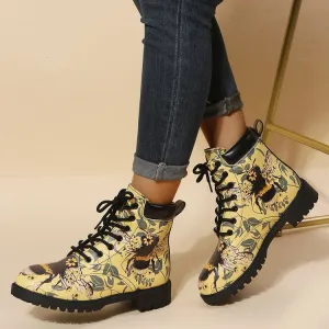 Multi-color Printing Fashion Martin Boots
