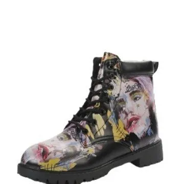 Multi-color Printing Fashion Martin Boots