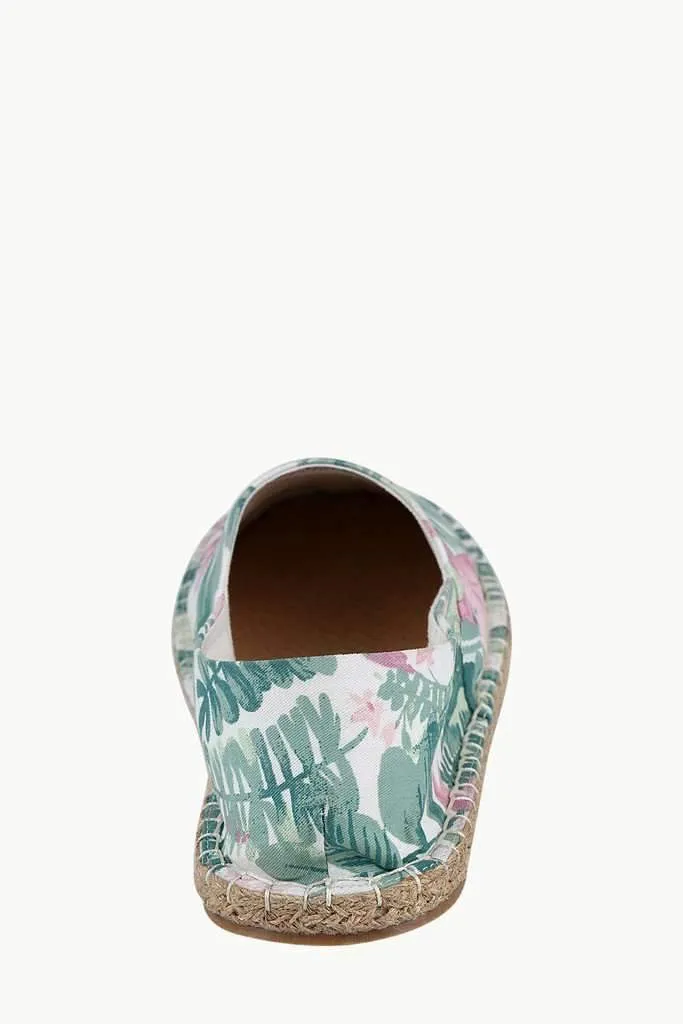 Multicolor Floral Love Espadrilles