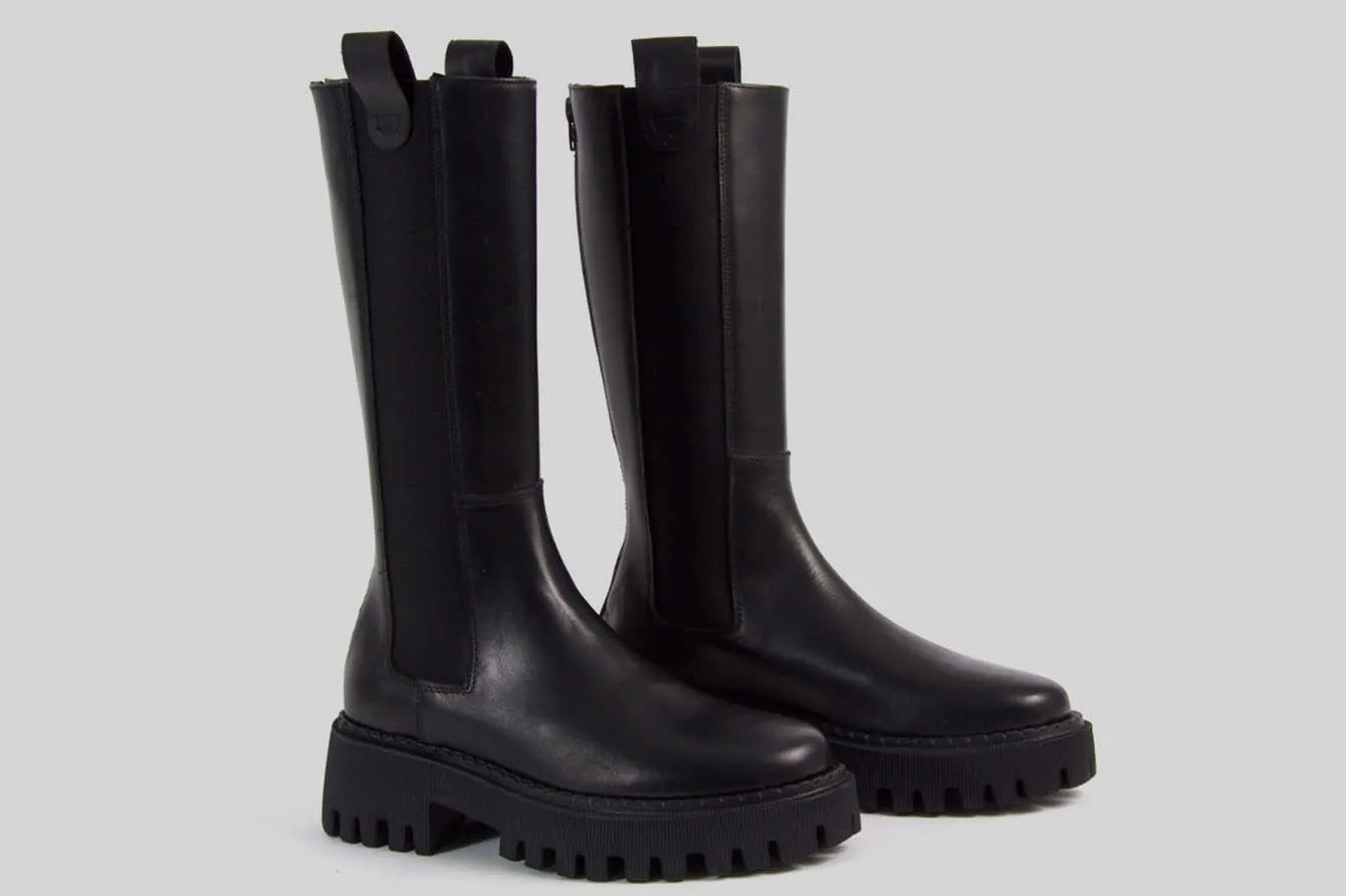 Natalia Black Tall Boots