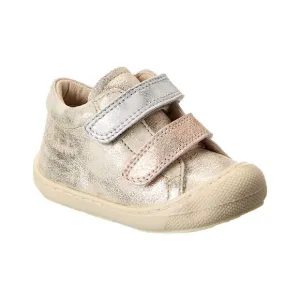 Naturino Corkel Monet Leather First Walker, Silver