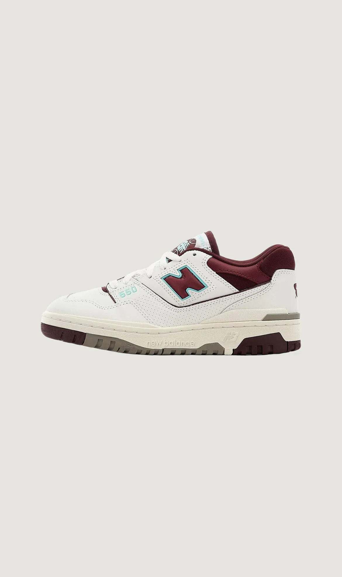 NEW BALANCE 550 - BURGUNDY CYAN
