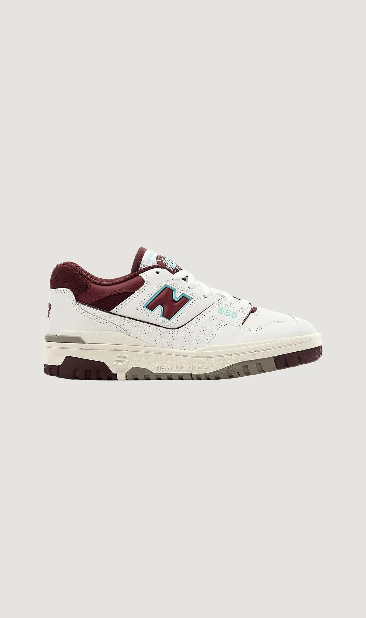 NEW BALANCE 550 - BURGUNDY CYAN