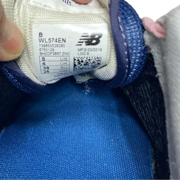 New Balance women 574 sneakers size 8