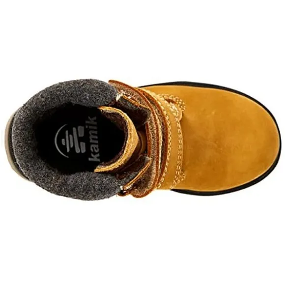 NEW Kamik Kids Boy's Takodav Boots Tan Size 12