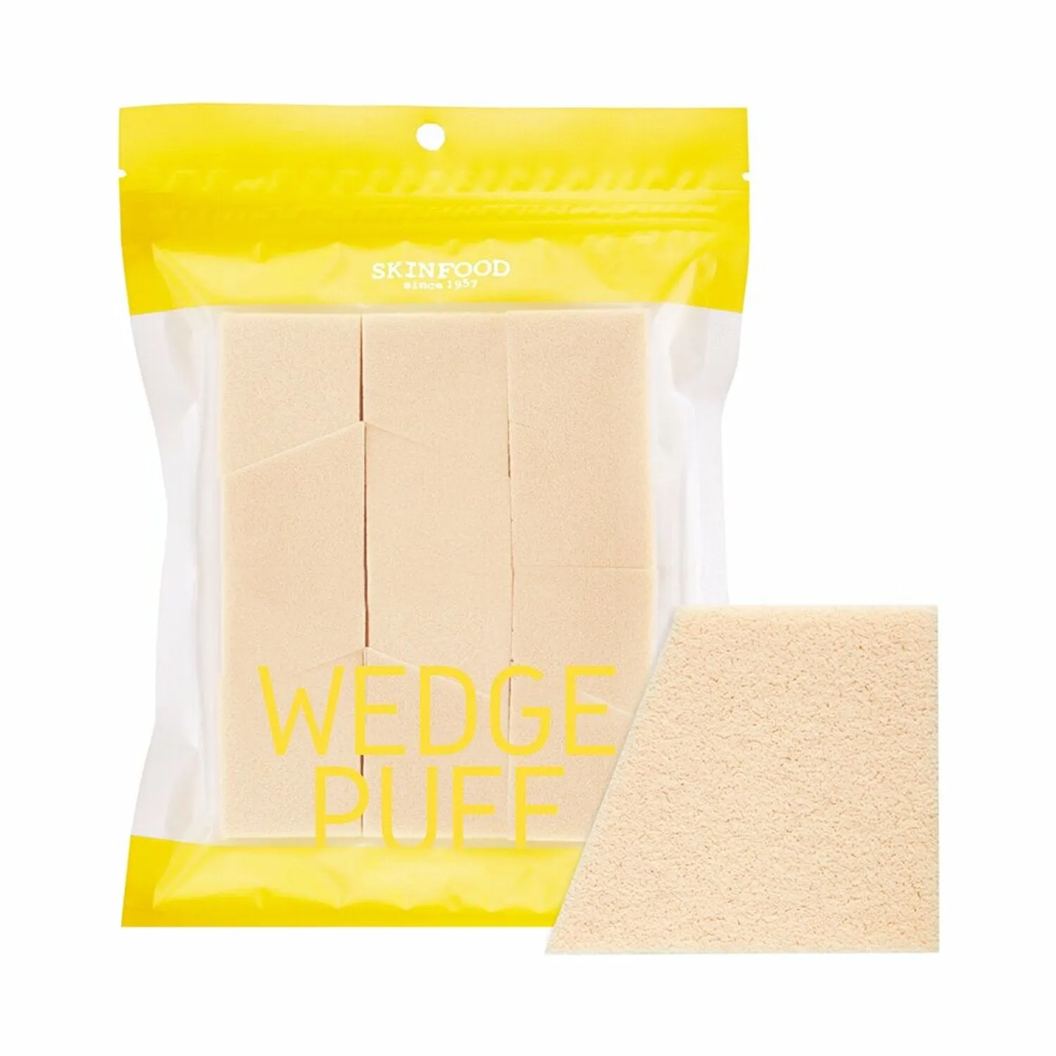 NEW SKINFOOD Wedge Puff Sponge Jumbo Size