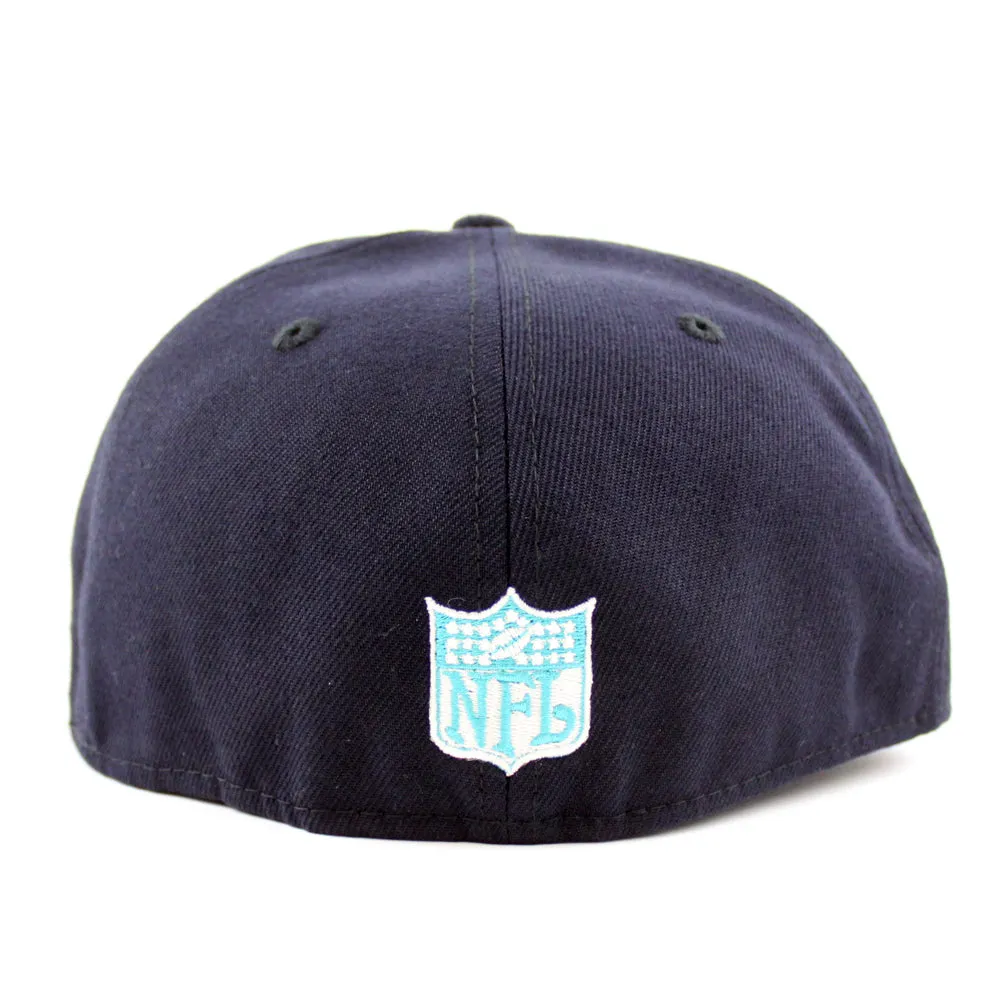 NEW YORK GIANTS PRO BOWL 1986 59Fifty New Era Fitted Hat (GITD Navy M Copper Aqua Under Brim)