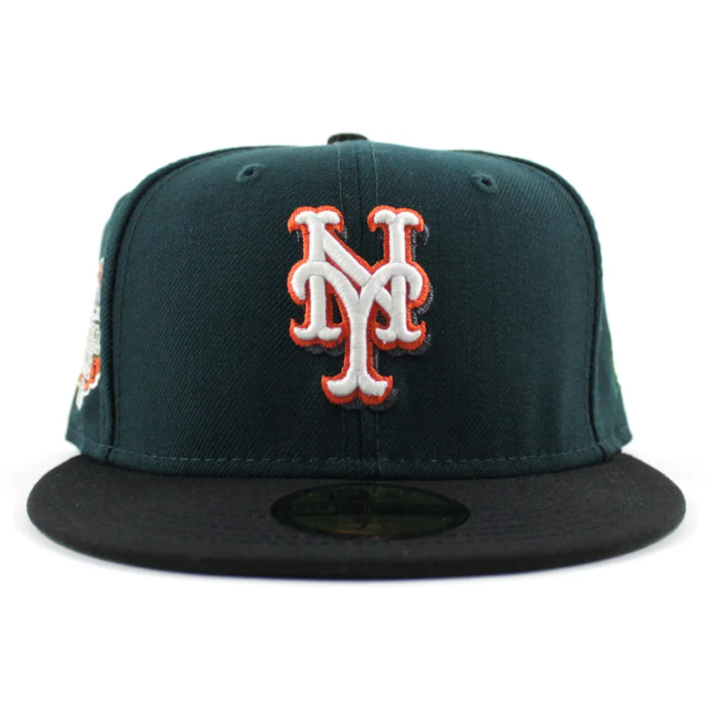 New York Mets 2013 All-Star Game New Era 59Fifty Fitted Hat (GITD Green Black Olive Under Brim)