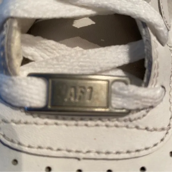 Nike Air Force 1 Low '06 Sneakers White Streetwear Y2K Boys Youth Size 4.5
