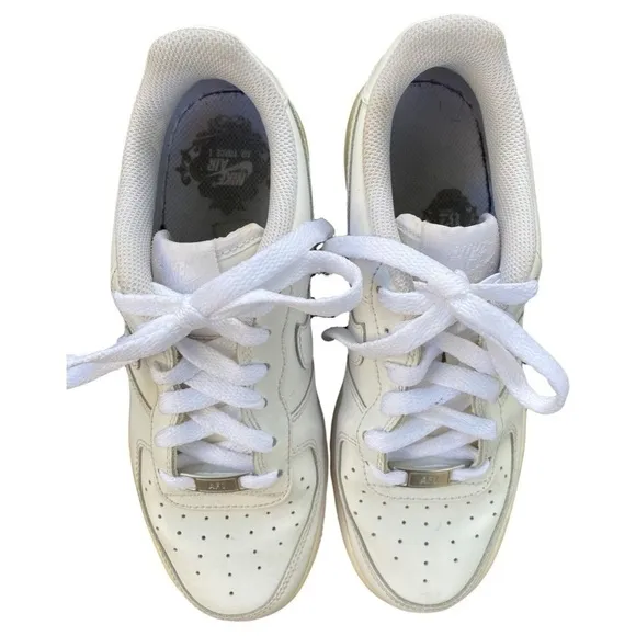 Nike Air Force 1 Low '06 Sneakers White Streetwear Y2K Boys Youth Size 4.5