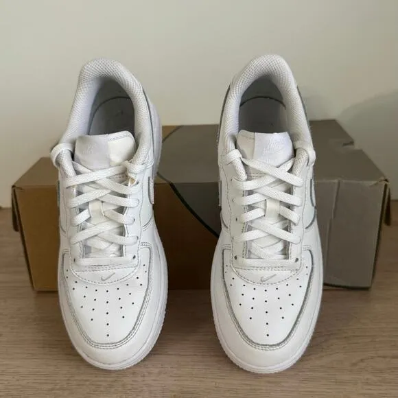 Nike Air Force 1 ‘Triple White’ Kids Sneakers - SZ 3 Y