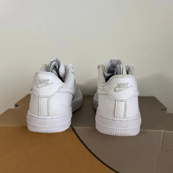 Nike Air Force 1 ‘Triple White’ Kids Sneakers - SZ 3 Y