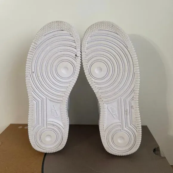 Nike Air Force 1 ‘Triple White’ Kids Sneakers - SZ 3 Y
