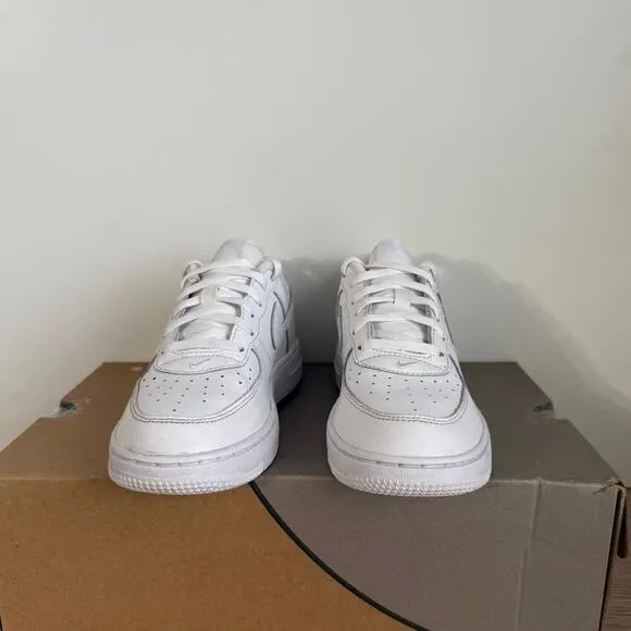 Nike Air Force 1 ‘Triple White’ Kids Sneakers - SZ 3 Y