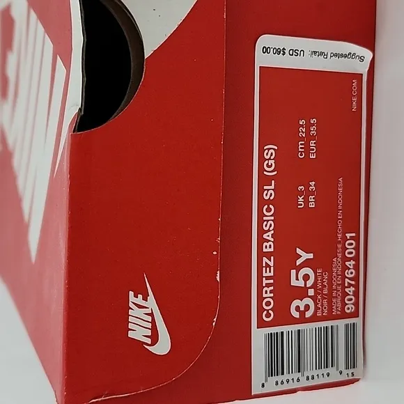 Nike Cortez Basic SL GS Black