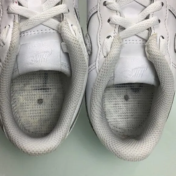 Nike Force 1 (TD) white white Low Tops size 10C toddler EUC